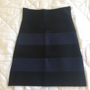 BCBGMAXAZRIA Textured Power Skirt